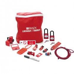 Electrician Lockout Kit with 2 full nylon padlocks + English Tag Elektrikçi Kilit Kiti + Asma Kilitler ve Etiket EN