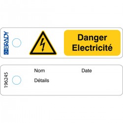 MITAG-W012-FR/50 Mini Etiket — Uyarı Elektrik — FR