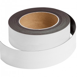 MAGN TAPE WRITE ON/WIPE WH 50MMX10M Rulo üzerine yazılabilir/silinebilir mıknatıslı şeritler
