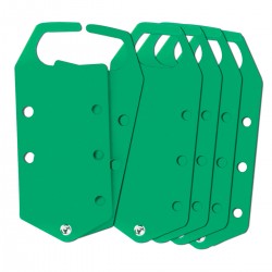 BLANK ALUMINUM L/O HASP-GREEN Boş Güvenlik Kilit Çoklayıcı