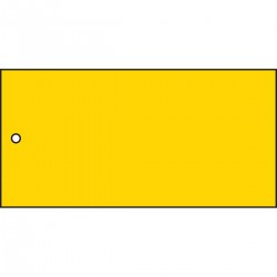 TAG-F-BLANCO GEEL-75X150MM Kalite ve Malzeme Kontrol Yapışkansız Etiketleri