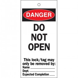 TAG-DANGER -DO NOT OPEN-160*75 10/paket Uyarı Etiketleri: Makineyle İlgili Riskler