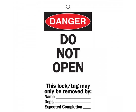 TAG-DANGER -DO NOT OPEN-160*75 10/paket Uyarı Etiketleri: Makineyle İlgili Riskler TAG-DANGER -DO NOT OPEN-160*75 10/paket Uyarı Etiketleri: Makineyle İlgili Riskler