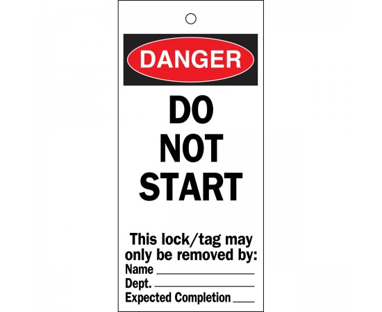 TAG-DANGER -DO NOT START-160*75 10/paket Uyarı Etiketleri: Makineyle İlgili Riskler TAG-DANGER -DO NOT START-160*75 10/paket Uyarı Etiketleri: Makineyle İlgili Riskler