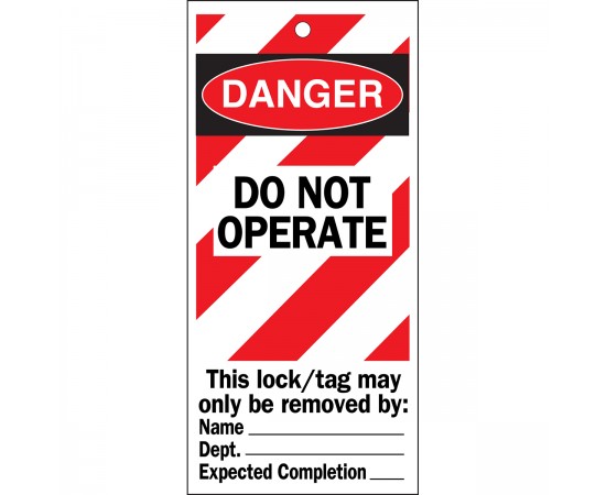 TAG-DANGER -DO NOT OPERATE-160*75 10/paket Uyarı Etiketleri: Makineyle İlgili Riskler