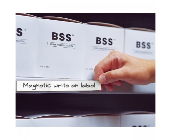 B-859 26 X 216 WIT Boş Yazılabilir Mıknatıslı Etiketler B-859 26 X 216 WIT Boş Yazılabilir Mıknatıslı Etiketler