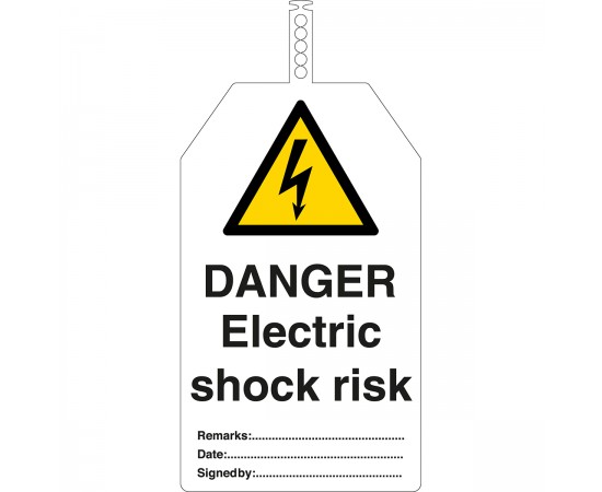 TAG-DANGER ELEC. -145*85 Brady Güvenlik Etiketleri TAG-DANGER ELEC. -145*85 Brady Güvenlik Etiketleri