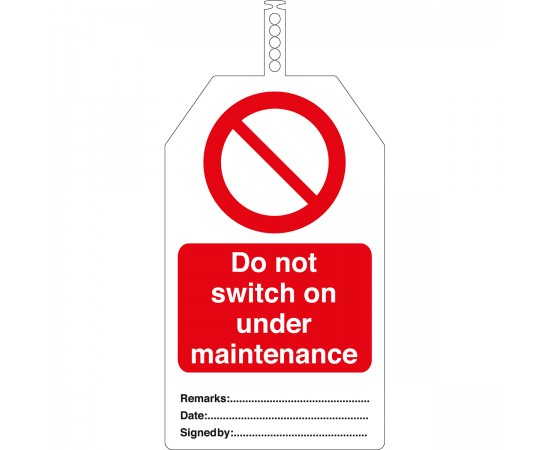 TAG-DO NOT SWITCH-145*85 Brady Güvenlik Etiketleri TAG-DO NOT SWITCH-145*85 Brady Güvenlik Etiketleri