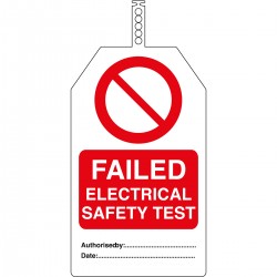 TAG-FAILED ELEC.TEST-145*85 Brady Güvenlik Etiketleri