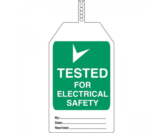 TAG-TESTED ELEC. SAFETY-145*85 Brady Güvenlik Etiketleri TAG-TESTED ELEC. SAFETY-145*85 Brady Güvenlik Etiketleri