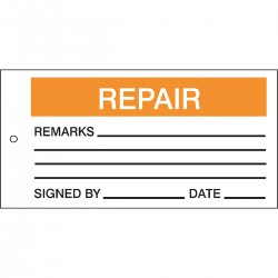 TAG-REPAIR-150*75 Yapışkansız Kalite ve Malzeme Kontrol Etiketleri