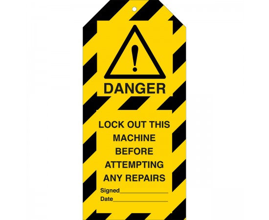 TAG-DANGER LOCK OUT-50*110 Etiketleme: Uyarı Etiketleri