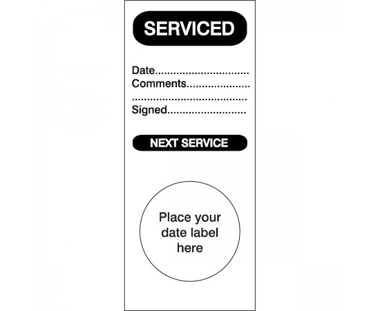 PLAC-SERVICED-40X95 Bakım ve Servis Etiketleri — Servis Yapıldı PLAC-SERVICED-40X95 Bakım ve Servis Etiketleri — Servis Yapıldı