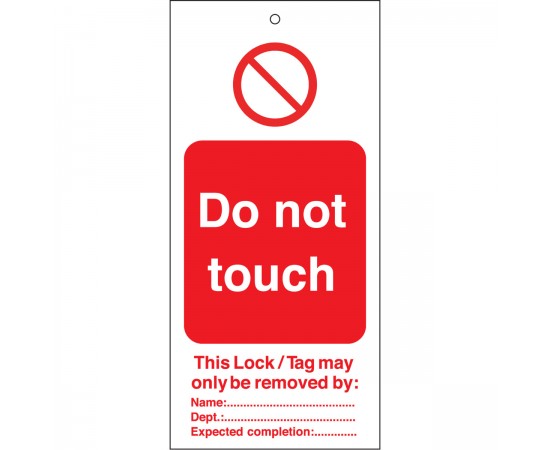 TAG-DO NOT TOUCH-75*160 Etiketleme: Uyarı Etiketleri TAG-DO NOT TOUCH-75*160 Etiketleme: Uyarı Etiketleri