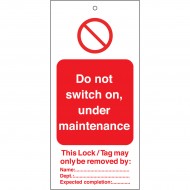 225404  TAG- DO NOT SWITCH ON-50*110 10/paket Etiketleme: Uyarı Etiketleri