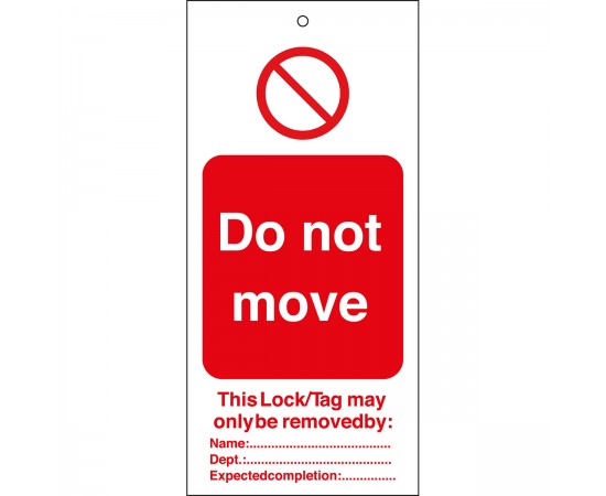 TAG-DO NOT MOVE-50*110 Etiketleme: Uyarı Etiketleri TAG-DO NOT MOVE-50*110 Etiketleme: Uyarı Etiketleri