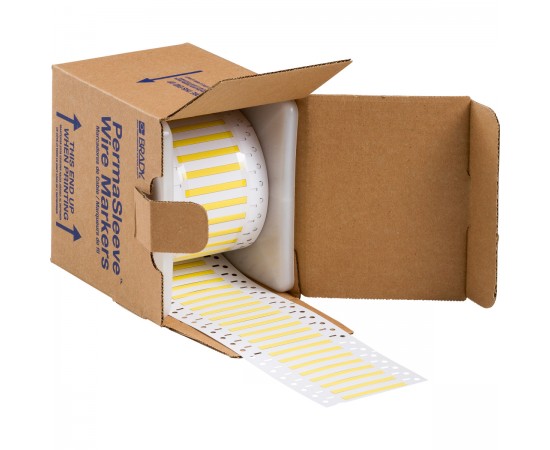 3PS-094-2-YL-2 PermaSleeve Tel İşaretleme Makaronları 3PS-094-2-YL-2 PermaSleeve Tel İşaretleme Makaronları