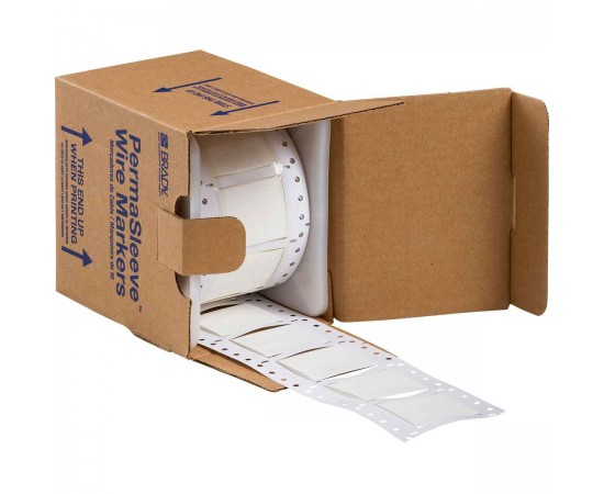 3PS-1000-2-WT-SC PermaSleeve Tel İşaretleme Makaronları 3PS-1000-2-WT-SC PermaSleeve Tel İşaretleme Makaronları