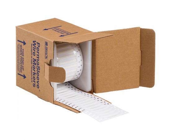 3PS-125-2-WT-S PermaSleeve Tel İşaretleme Makaronları