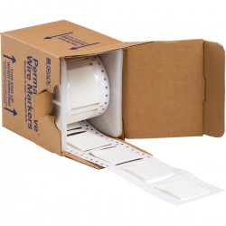 LSZH-2000-2-WT Düşük Dumanlı Halojensiz PermaSleeve Tel İşaretleme Makaronları