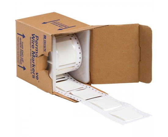 LSZH-2000-2-WT Düşük Dumanlı Halojensiz PermaSleeve Tel İşaretleme Makaronları