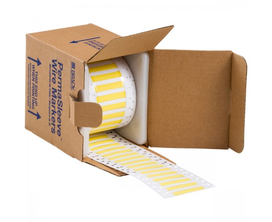 3PS-187-2-YL-4 PermaSleeve Tel İşaretleme Makaronları 3PS-187-2-YL-4 PermaSleeve Tel İşaretleme Makaronları