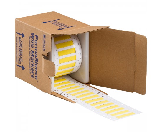 HX-250-150-YL-S PermaSleeve Tel İşaretleme Makaronları HX-250-150-YL-S PermaSleeve Tel İşaretleme Makaronları