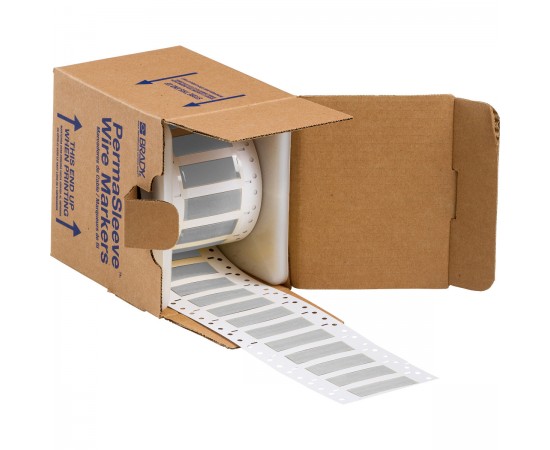 3PS-250-2-GY-S PermaSleeve Tel İşaretleme Makaronları 3PS-250-2-GY-S PermaSleeve Tel İşaretleme Makaronları