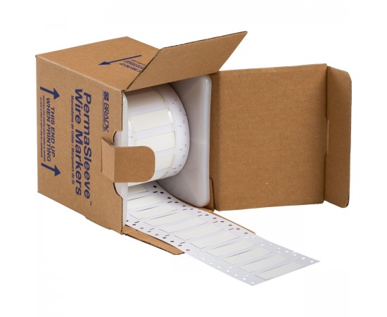 3PS-375-2-WT-S-2 PermaSleeve Tel İşaretleme Makaronları 3PS-375-2-WT-S-2 PermaSleeve Tel İşaretleme Makaronları