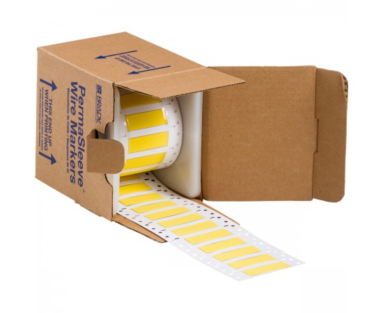 3PS-375-2-YL-S-2 PermaSleeve Tel İşaretleme Makaronları 3PS-375-2-YL-S-2 PermaSleeve Tel İşaretleme Makaronları