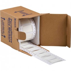 2HT-750-2-WT-S 76 mm Kukalı PermaSleeve Yüksek Sıcaklığa Uygun Kablo İşaretleme Makaronları
