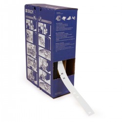 BM7-10x75-7643-WT M710 İçin Taşıyıcısız B-7643 Büyük Kutu yapışkansız kablo etiketleri