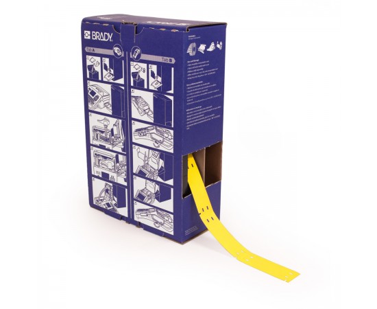 BM-10x60-348-YL M611, M610 ve M710 için Taşıyıcısız Toplu Taşıma Büyük Kutu Yapışkansız Kablo Etiketi BM-10x60-348-YL M611, M610 ve M710 için Taşıyıcısız Toplu Taşıma Büyük Kutu Yapışkansız Kablo Etiketi