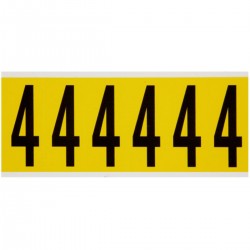 3450-4 3450 Serisi Yeniden Konumlandırılabilir Sayı ve Harf Etiketleri