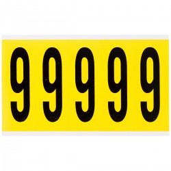 3460-9 3460 Serisi Yeniden Konumlandırılabilir Sayı ve Harf Etiketleri