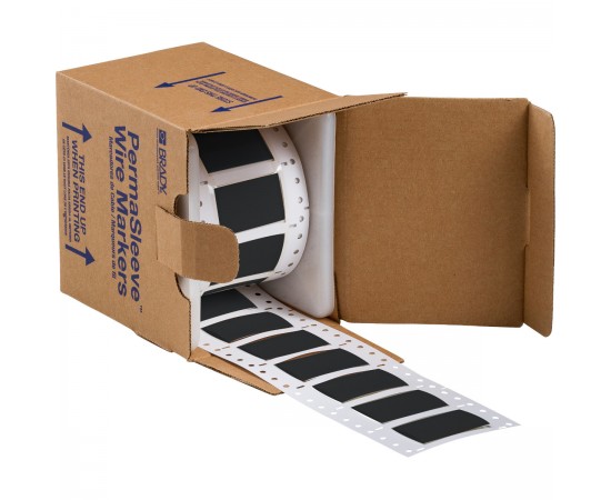 3PS-750-2-BK-S PermaSleeve Tel İşaretleme Makaronları 3PS-750-2-BK-S PermaSleeve Tel İşaretleme Makaronları