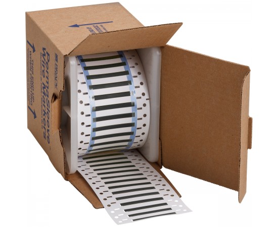 3PS-094-2-BK-S PermaSleeve Tel İşaretleme Makaronları