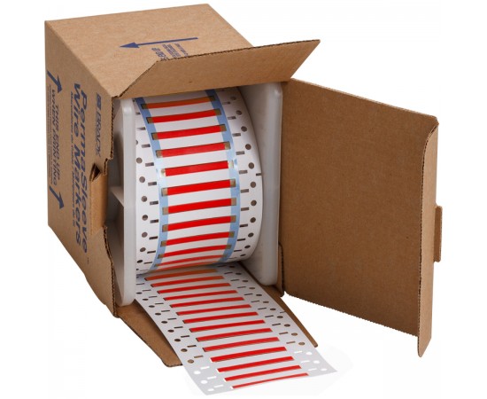 3PS-094-2-RD-S PermaSleeve Tel İşaretleme Makaronları 3PS-094-2-RD-S PermaSleeve Tel İşaretleme Makaronları