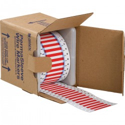 3PS-125-2-RD-S PermaSleeve Tel İşaretleme Makaronları