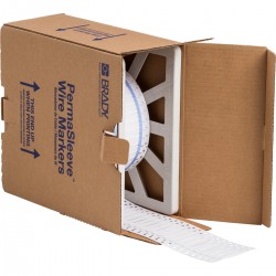 3PS-125-2-WT-4 PermaSleeve Tel İşaretleme Makaronları