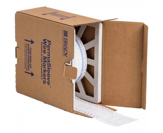 3PS-125-2-WT-4 PermaSleeve Tel İşaretleme Makaronları 3PS-125-2-WT-4 PermaSleeve Tel İşaretleme Makaronları