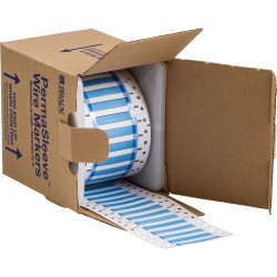 3PS-187-2-BL-S PermaSleeve Tel İşaretleme Makaronları