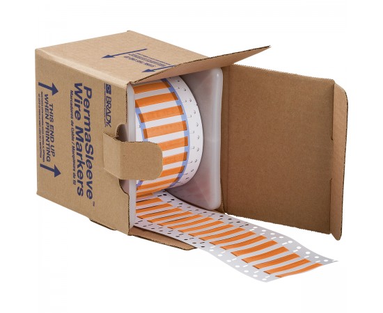 3PS-187-2-OR-S PermaSleeve Tel İşaretleme Makaronları 3PS-187-2-OR-S PermaSleeve Tel İşaretleme Makaronları