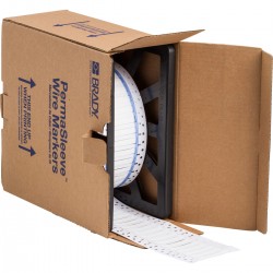 3PS-187-2-WT-4 PermaSleeve Tel İşaretleme Makaronları