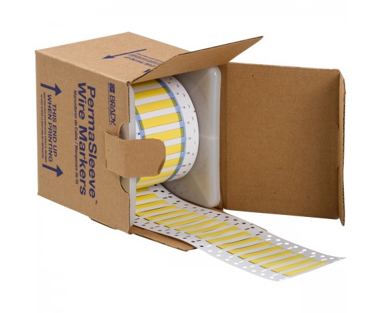 3PS-187-2-YL-S PermaSleeve Tel İşaretleme Makaronları 3PS-187-2-YL-S PermaSleeve Tel İşaretleme Makaronları
