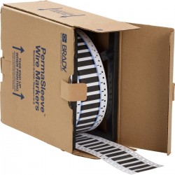 3PS-250-2-BK PermaSleeve Tel İşaretleme Makaronları