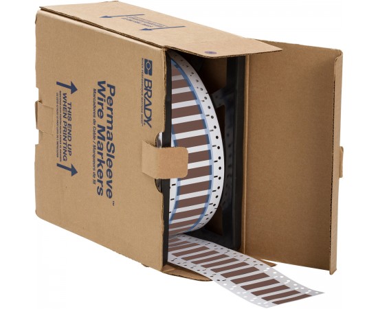 3PS-250-2-BR-S PermaSleeve Tel İşaretleme Makaronları 3PS-250-2-BR-S PermaSleeve Tel İşaretleme Makaronları