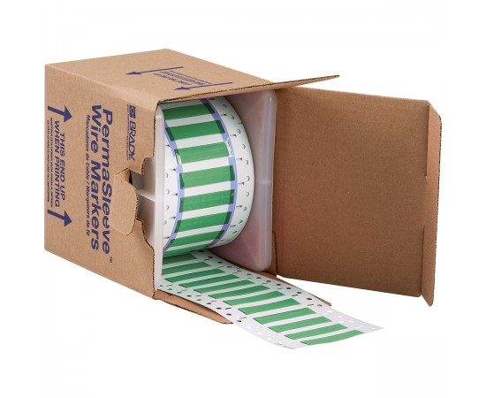 3PS-250-2-GR-S PermaSleeve Tel İşaretleme Makaronları 3PS-250-2-GR-S PermaSleeve Tel İşaretleme Makaronları
