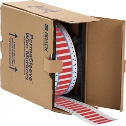 3PS-375-2-RD PermaSleeve Tel İşaretleme Makaronları