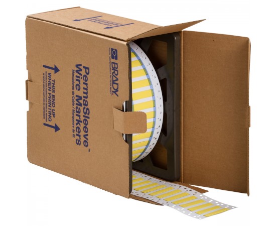 3PS-250-2-YL PermaSleeve Tel İşaretleme Makaronları 3PS-250-2-YL PermaSleeve Tel İşaretleme Makaronları